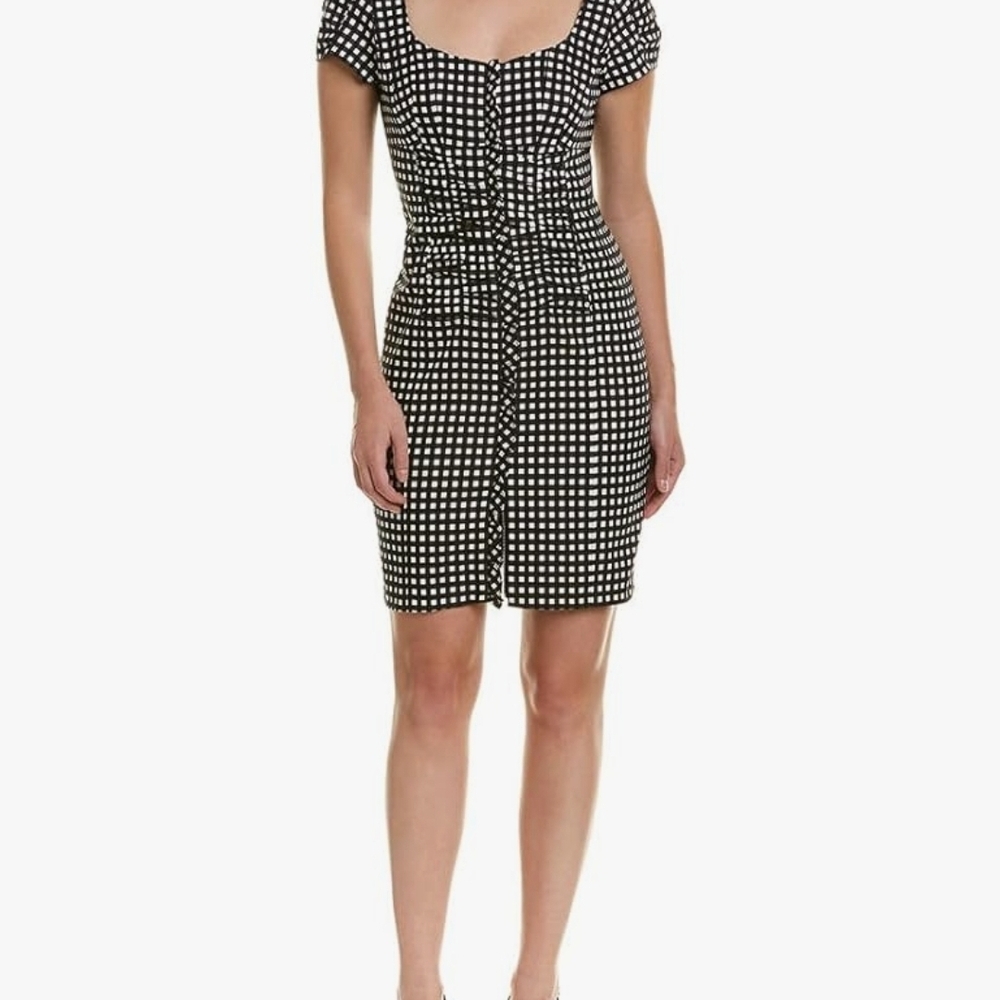 Black and White Checkered Dress